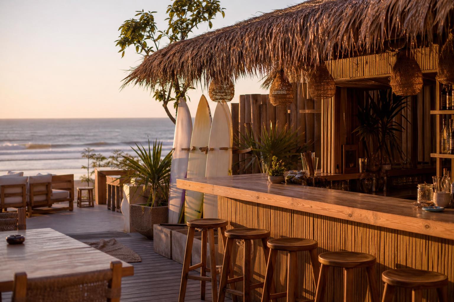 Notre surf bar éphémère à Biarritz
